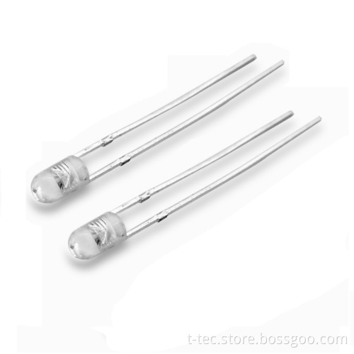 InGaAs Infrared Diode LEDs - 3mm to 10mm DIP with Wavelengths 1500nm to 1720nm